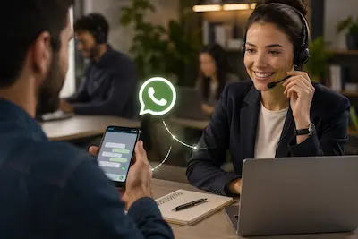 Suporte ativo via WhatsApp
